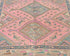 10 Ft Vintage Pink Persian Style Hand Knotted Low Pile Wool Runner Rug